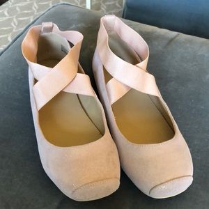 Janie and Jack Pink Ballet Shoes